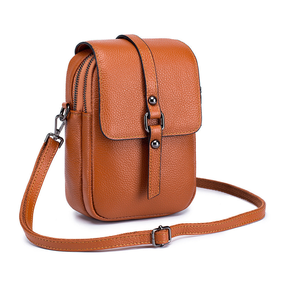 Sac diagonal en cuir - Molinse