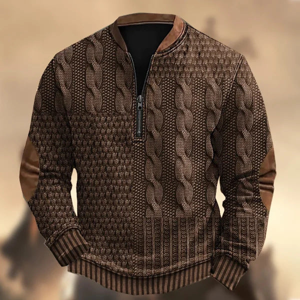 Pull zippé décontracté et élégant - Molinse