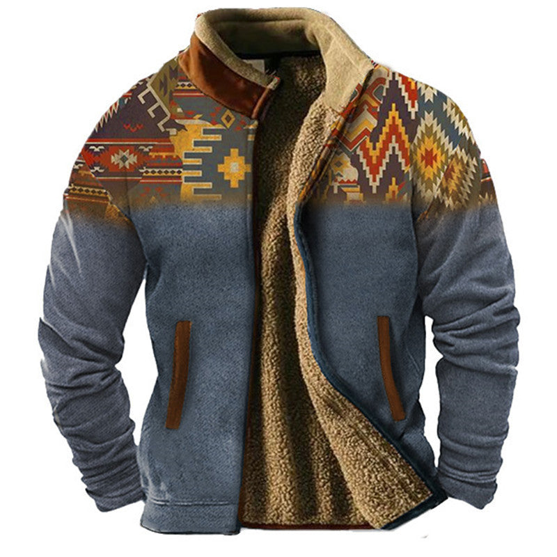 Manteau  polaire décontracté à la mode pour hommes - Molinse