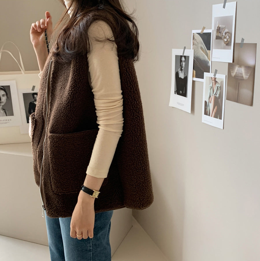 ANGEL™ Gilet laine agneau - Molinse