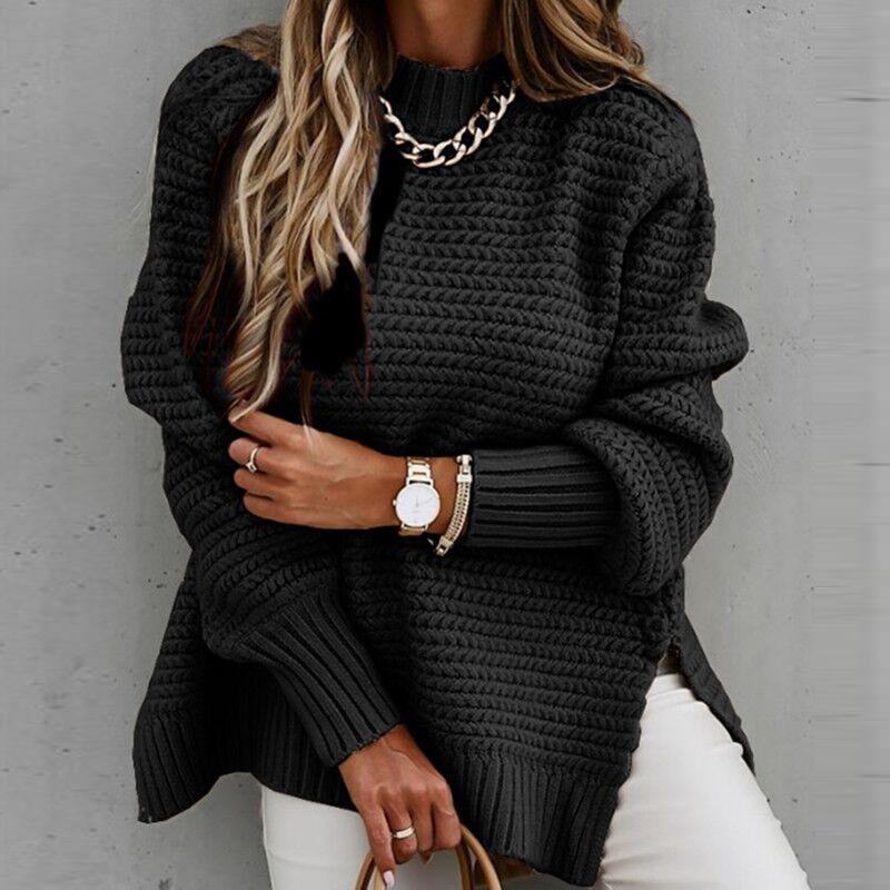 Charlotte - Pull en Maille à Fente - Molinse