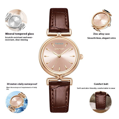 Montre Raffinée à Cadran Inspiration Marbre - Molinse