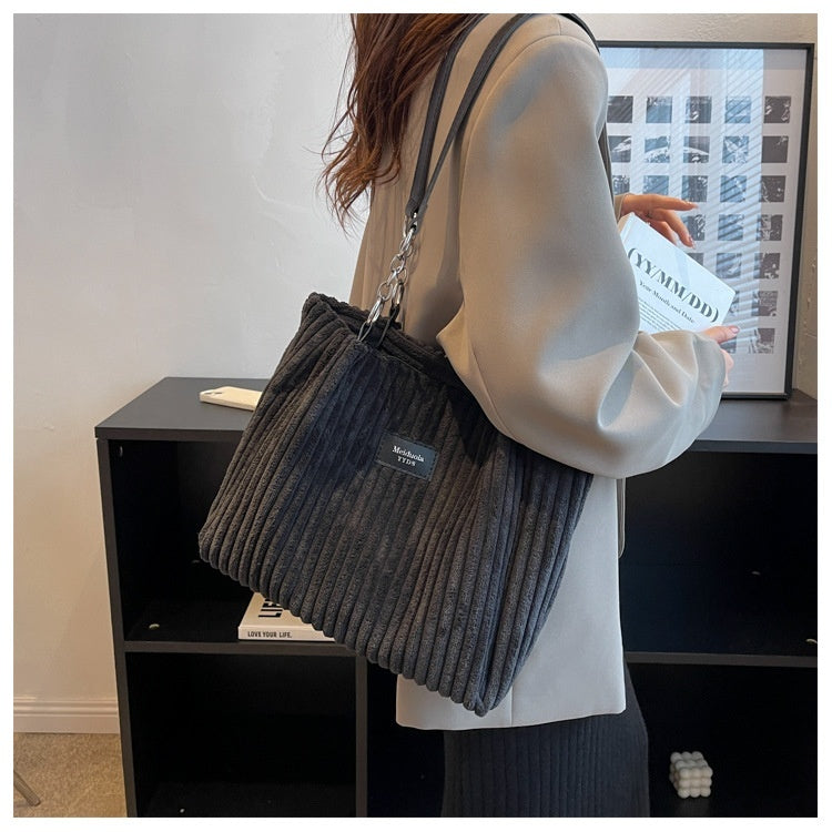 Sac Fourre-Tout En Velours Côtelé - Molinse
