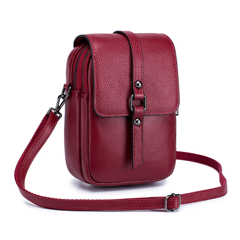 Sac diagonal en cuir - Molinse