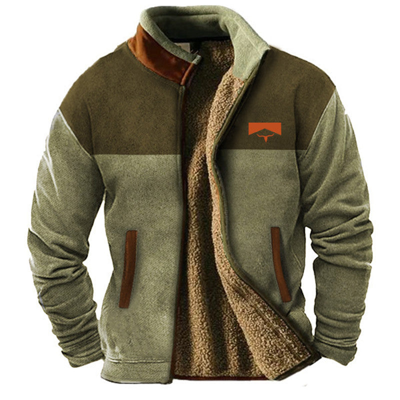 Manteau  polaire décontracté à la mode pour hommes - Molinse