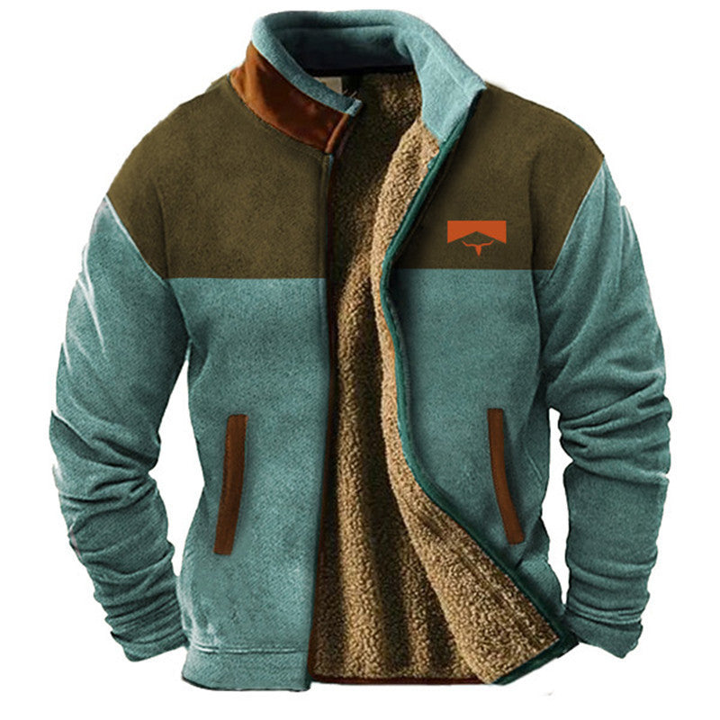 Manteau  polaire décontracté à la mode pour hommes - Molinse