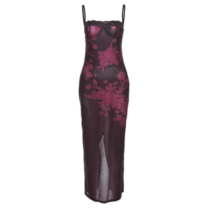 Lina™ | Robe de Soirée Florale - Élégance Royale - Molinse