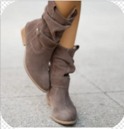 Grande Taille Bottes Courtes Européen Et Américain Style - Molinse