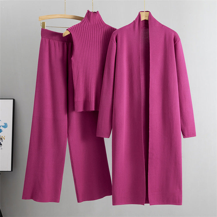 Amélie™ Ensemble Tricot Femme 3 Pièces Élégance et Confort - Molinse