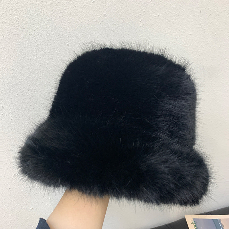 Chapeau seau en fourrure - Molinse