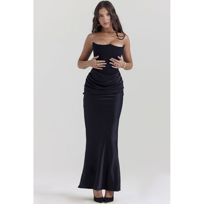 Yara™ | Robe Satin Vintage - Élégance - Molinse