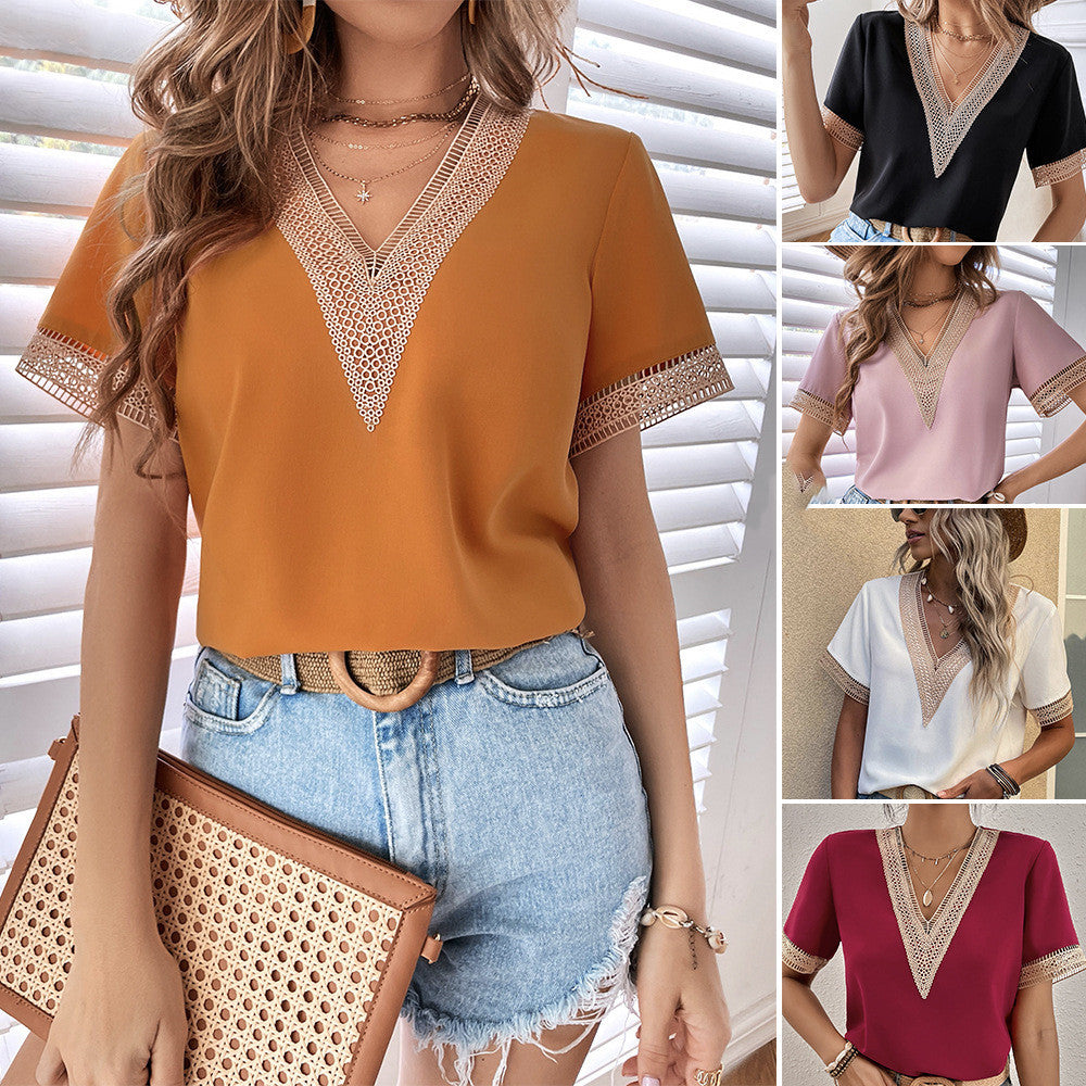 Blouse en Dentelle Chiffon - Molinse