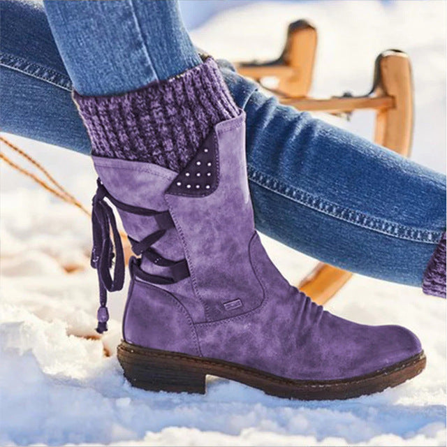 Bottes mi-hautes à talon carré - Molinse