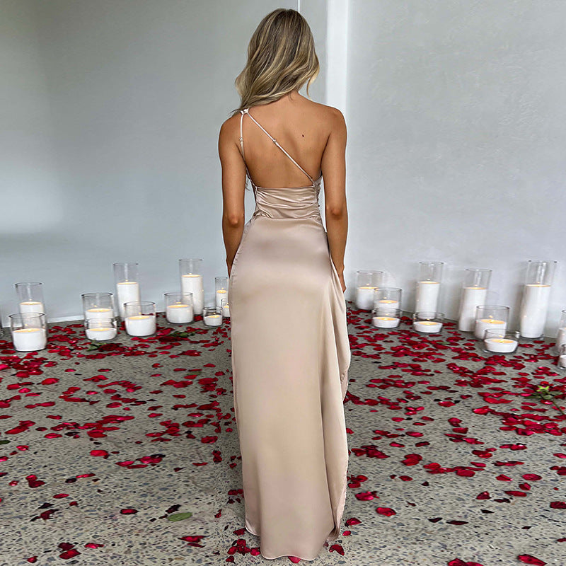 Lune™ | Robe de Soirée Asymétrique - Élégance - Molinse