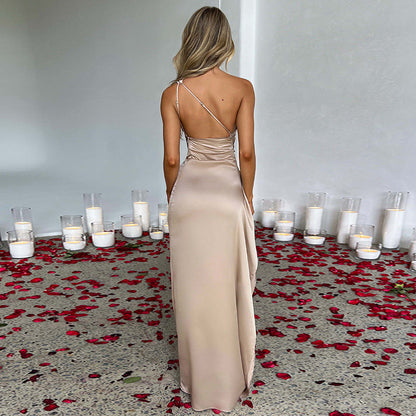 Lune™ | Robe de Soirée Asymétrique - Élégance - Molinse