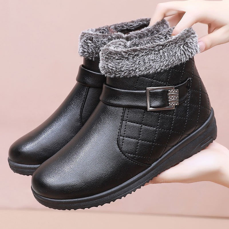 Botte orthopédique femme doublée avec de la fourrure et imperméable - Molinse