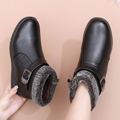 Botte orthopédique femme doublée avec de la fourrure et imperméable - Molinse
