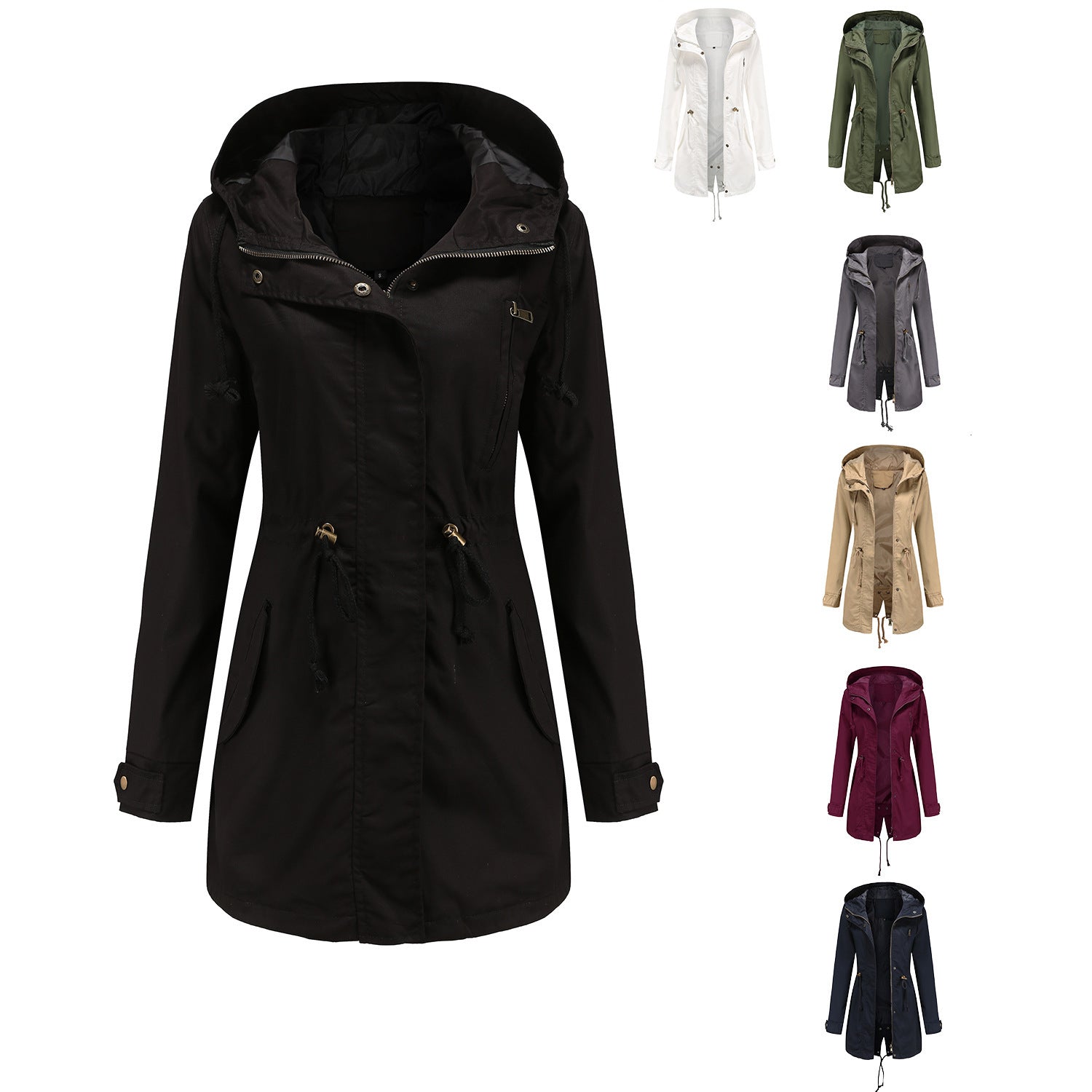 Veste à capuche élégante - Molinse