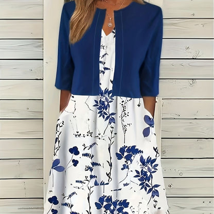 Ensemble haut et robe fleurie - Molinse