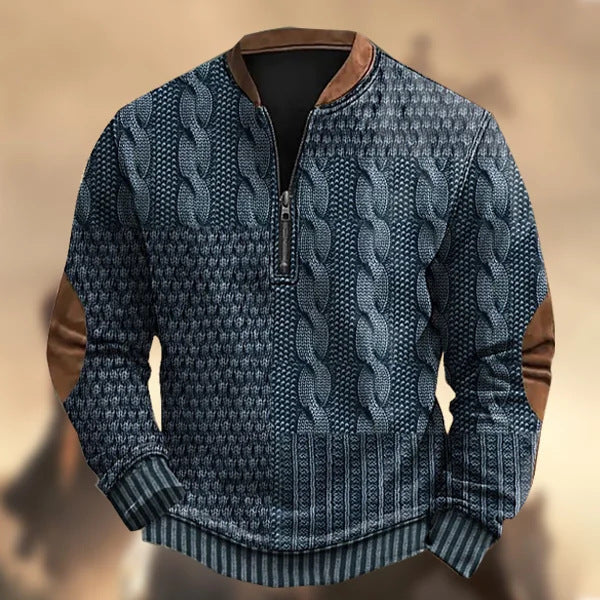 Pull zippé décontracté et élégant - Molinse