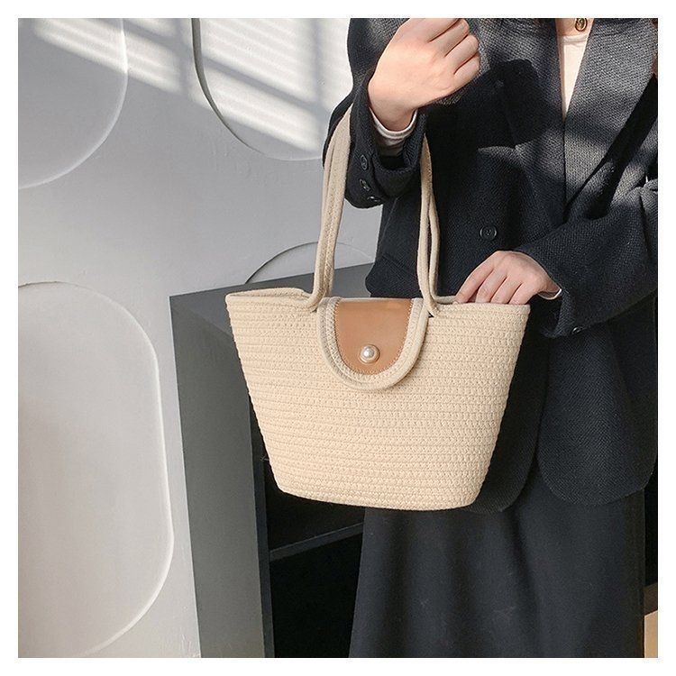 HELVA™ sac tissé en paille - Molinse