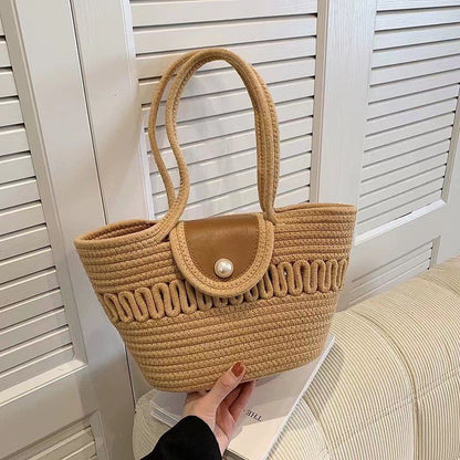 HELVA™ sac tissé en paille - Molinse