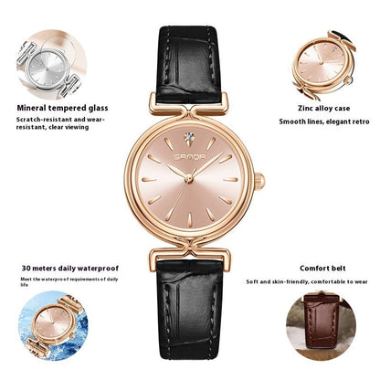 Montre Raffinée à Cadran Inspiration Marbre - Molinse